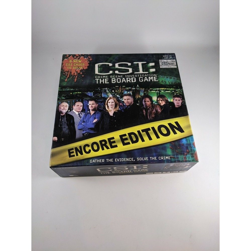 CSI Crime Scene Investigation The Board Game 2004 Specialty